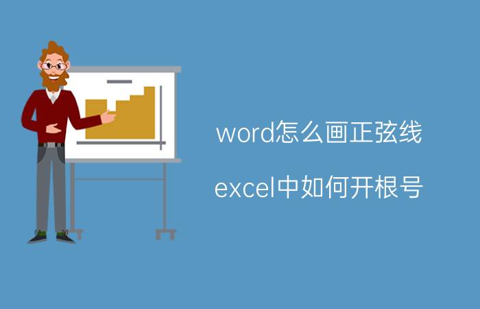 word怎么画正弦线 excel中如何开根号？